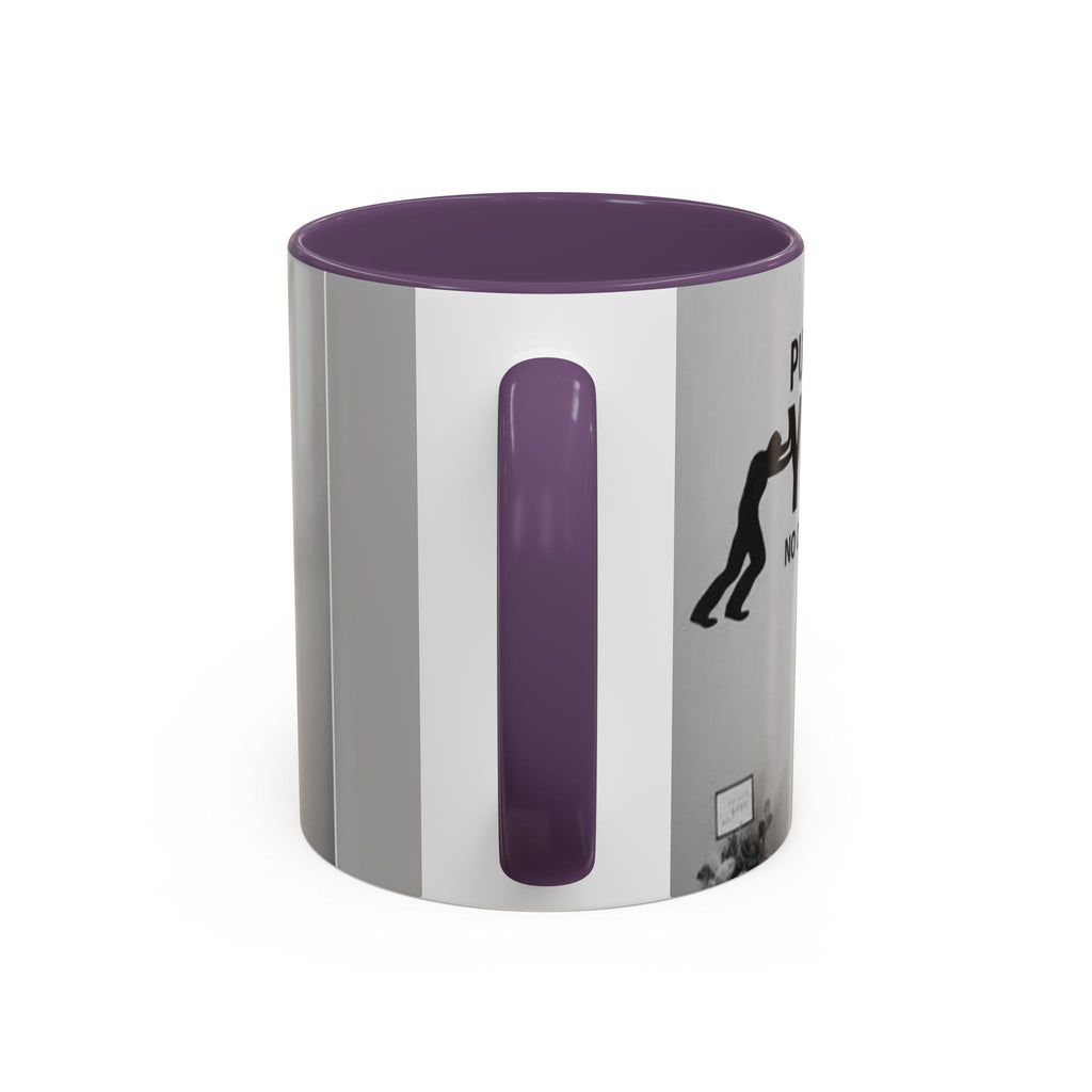 Motivational Accent Coffee Mug — "Do It Yourself" Black Interior