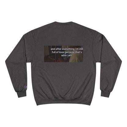 Faith Prayer Sweatshirt — Inspirational Scripture &amp; Gratitude Message displayed on a cozy gray sweatshirt.