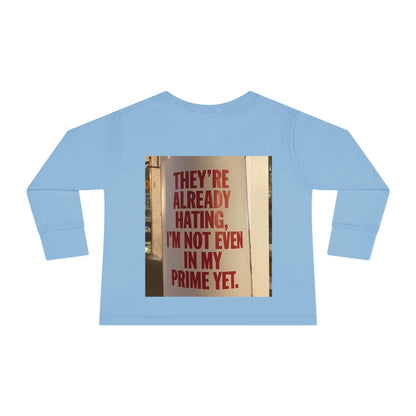 Toddler Long Sleeve Tee — Motivational Prayer &amp; Confidence Quote Kids Shirt