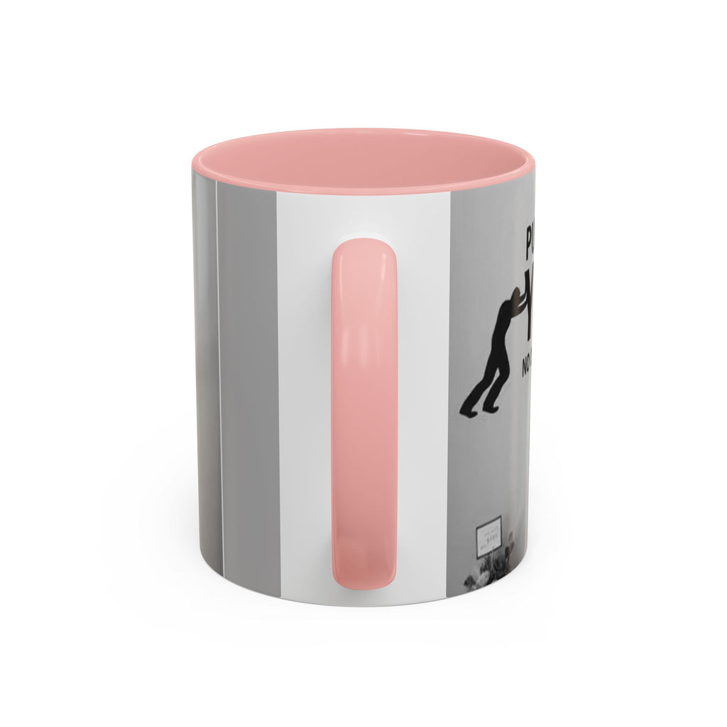 Motivational Accent Coffee Mug — "Do It Yourself" Black Interior