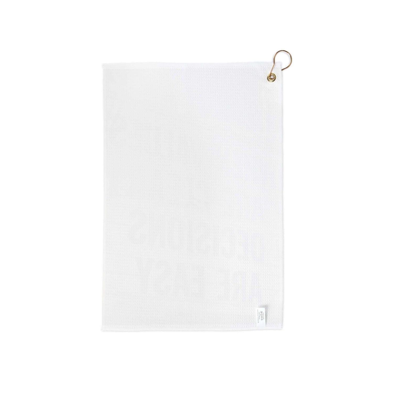 Golf Towel – "When Values Are Clear Decisions Are Easy" Motivational Golf Towel with Grommet and Clip