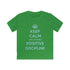 Kids Tee — "Keep Calm and Choose Positive Discipline" Light Blue Print