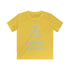 Kids Tee — "Keep Calm and Choose Positive Discipline" Light Blue Print