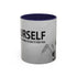 Motivational Accent Coffee Mug — "Do It Yourself" Black Interior - Motivational Quotes